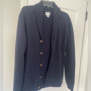 Old navy blue cardigan size M